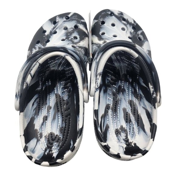 Crocs Shoes Unisex M5/W7 Classic Marbled Clog Beach Resort Career Coastal 206867 - Picture 6 of 10